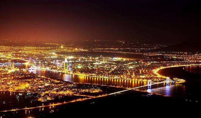 Miền Trung Tây Nguyên về đêm